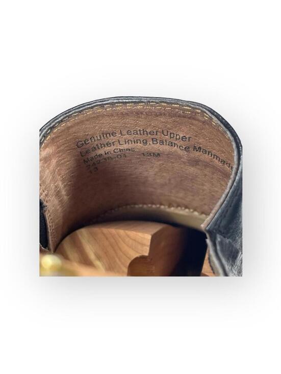 Stacy Adams  Square Toe Dress Shoe Booties  Black Leather Shooties  13D  main image 11